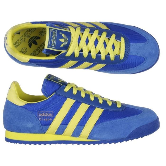 adidas dragon bleu jaune