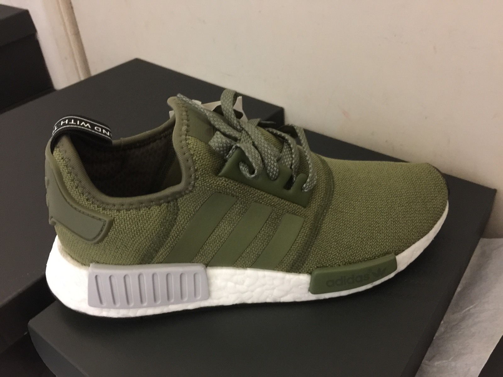 adidas nmd r1 verte femme