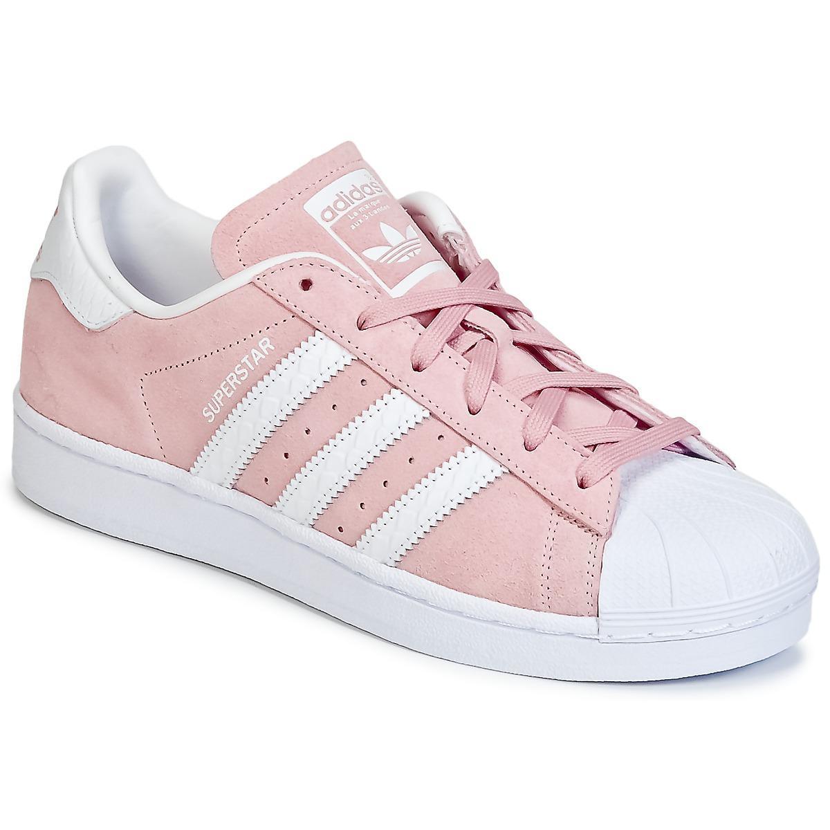 adidas superstar rose clair