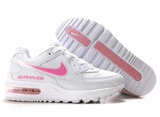 nike air max femme rose et blanc